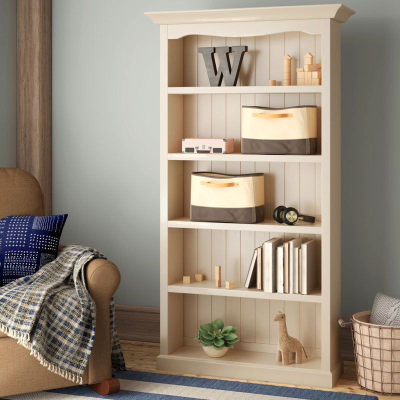 Birch Lane 72" H x 40" W Solid Wood Standard Bookcase & Reviews